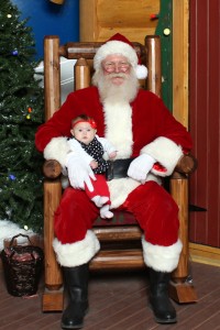 Maggie and Santa - gft